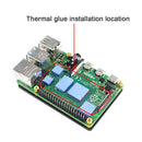 Pure Copper Heatsink Radiator for Raspberry Pi 4B Protective Case Passive Cooler