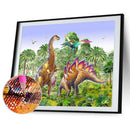 Dinosaur Pattern Full Square Drill Diamond Painting Art Craft of Animal Series