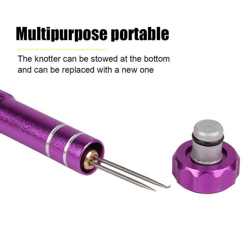 2 in 1 Fishing Line Knotter Tying Tools Fish Hooks Remover Extractor Knot Pic