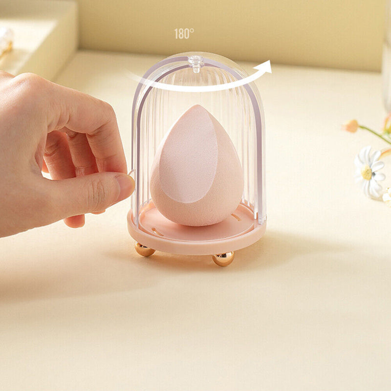 Cosmetic Puff Egg Shelf Makeup Rack Storage Blender Sponge Drying Stand Holder