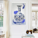 5D DIY Part Drill Special Shaped Diamond Painting Needlework for Wall Decor Vase