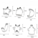 Plastic Christmas Fondant Cake Mold Cookie Cutter Sugar Craft Plunger Mould
