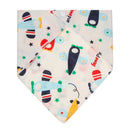 Cotton Scarf Plain Coloured Baby Bibs Bandana Saliva Towel Triangle Drool Bibs