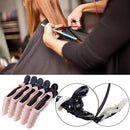 5pcs Sectioning Hair Clamps Alligator Clips Hair Grip Hairpin (Black Pink) Newly