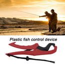 9 inch Fish Lip Controller Grip Holder Clamp Fishing Gripper Tools (Red)