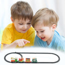Mini Christmas Electric Train with Sound Light Music Set for Boys Girls (B)