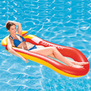 PVC Summer Water Hammock Inflatable Sleeping Cushion Air Bed with Pillow Desi
