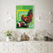 Painting By Numbers Kit Frameless DIY Rugby Rooster Hand Painted Canvas Artwork