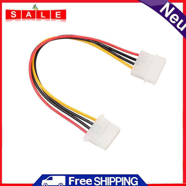 1pcs IDE 4-Pin Male, 4-Pin Female Extension IDE Cable 18cm