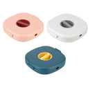 Line Earphone Cable Winder Box Phone Holder Cord Storage Case Cable Organizer