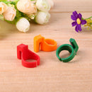 3pcs Plastic Sewing Thimble Ring with Blade Finger Thimble Thread Cutter