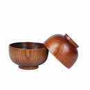 Jujube Wooden Bowl Chinese Rice Bowls Kids Lunch Box Baby Feeding Containers