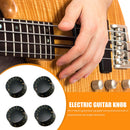 4pcs Musical Instrument Volume Tone Buttons Electric Guitar Knob Cap for EPI