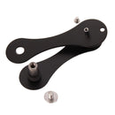 Hard Oxide Aluminum Key Holder Organizer Folder  EDC Pocket Tool black