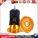 2x Aluminum Bicycle Bar End Plugs for Mountain Road Folding Bike (Yellow) Newly