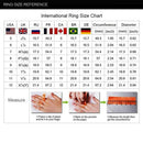 Wedding Party Stainless Rotatable Chain Ring Titanium Steel Spinner Band Rings