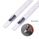 Glitter  Silicone Head  Dual-ended  Rhinestone  Handle Nail Art Brush Nail Pen