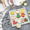 Christmas Cake Decorating Mold Cookie Cutter Biscuit Mold Embossing Cake Mould