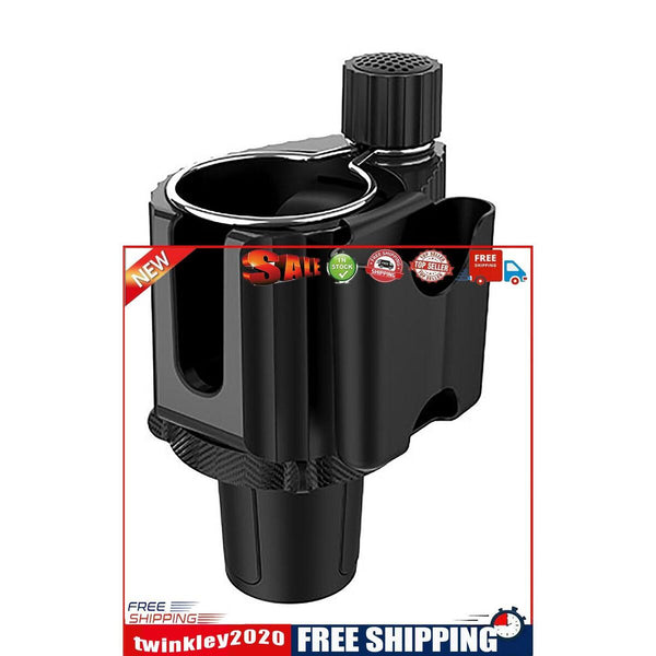 Multifunctional Car Cup Holder - Cups & Phone Storage Stand Adjustable Base