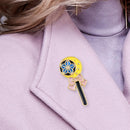 Magic Wall Badges Brooch for Women Halloween Magic Cap Clothes Bag Pins Jewelry