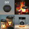 white LED Solar Powered Replacement Round LED Light Box Garden Outdoor Lighting