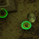 Mini Portable Copper Navigation Compass Outdoor Luminous Flip Compasses