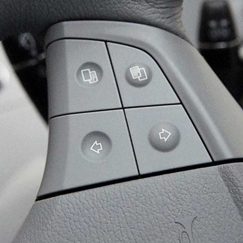 4 Keys Steering Wheel Switch Button for Benz ML/GL/R/B Class (Grey Left) Newly