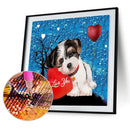 5D Diamond Painting Dog Full Round Drill DIY Wall Art for Living Room Home Decor