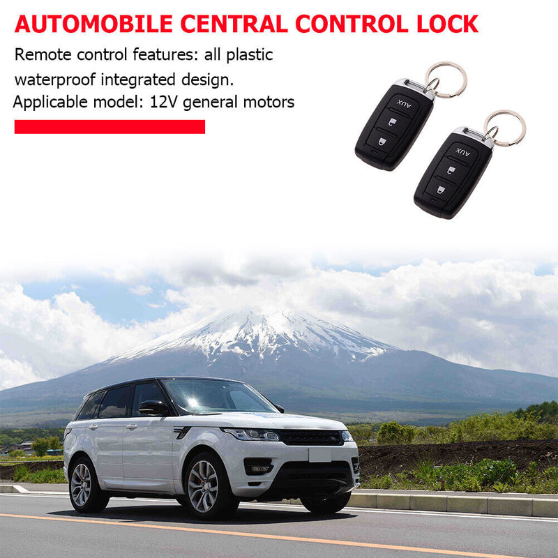 Universal Car Remote Central Door Lock Kit Keyless Entry Alarm System 410/T245