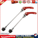 Pair Bike Bicycle Cycling Wheel Hub Skewers Quick Release Bolt red Newly
