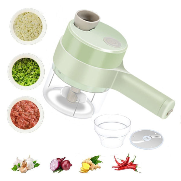 Wireless Vegetable Chopper Food Processor 2 in 1 Electric Vegetable Cutter Set