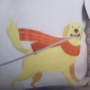 20" Isaac Mizrahi Fall Corgi Dachshund Golden Retriever Dog Lumbar Throw Pillow