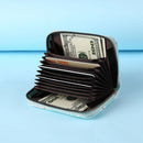 Fashion Women PU Daisy Flower Card Oaganizer Casual Ladies Wallet (Green)