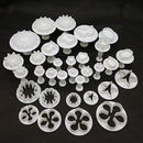 33Pcs/Set Cake Piston Cutter Tools Decoration Powder Sugar Fondant Sugarra