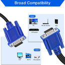 HD 1 Male to 2 Male 1080P Y Adapter Video Cord Dual Monitor VGA Splitter Cable