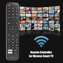 Smart TV Remote Control Wireless Switch for Hisense 43K300UWTS 65M7000 EN2X27HS