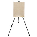 63 inch Artist Easel Adjustable Aluminum Alloy Easel with Carry Bag (Black)