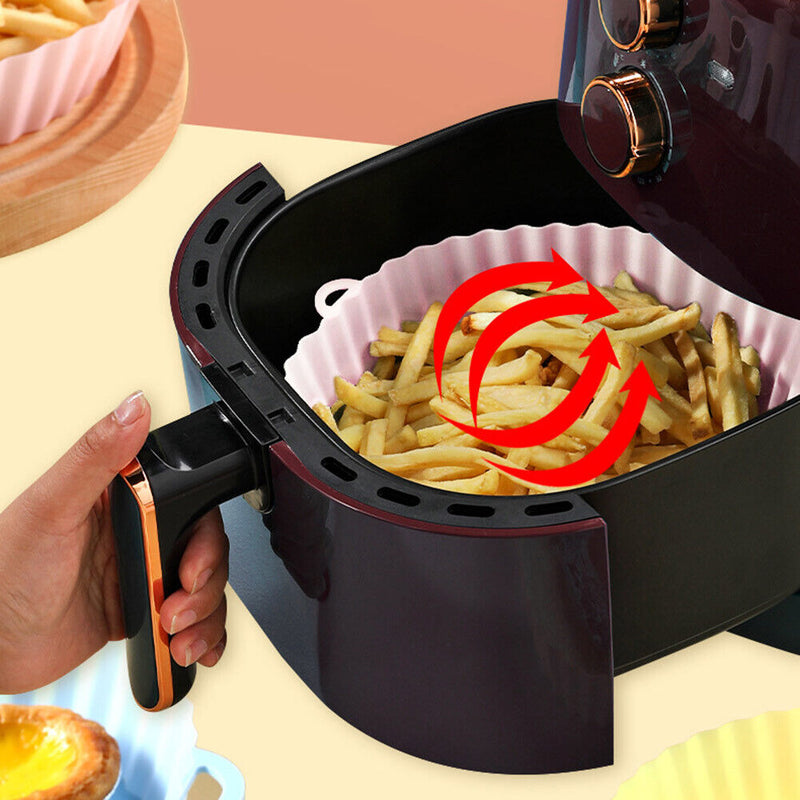 Multifunctional Air Fryers Basket Replacemen Grill Pan for Oven Steamer Cooker