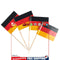 Germany Toothpick Flags - Mini Stick Cupcake Toppers & Country Party Decors