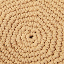 Hanging Basket Wall Planters Jute Teardrop Pot Holder for Fruits (21x21cm)