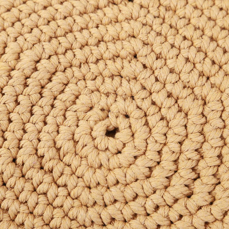 Hanging Basket Wall Planters Jute Teardrop Pot Holder for Fruits (21x21cm)