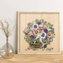 Diamond Painting 5D DIY Flower Partial Special Drill Rhinestone Kit (HB201)