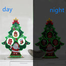 Christmas 5D DIY Luminous Diamond Xmas Tree Hanging Pendant Prop for Home Party