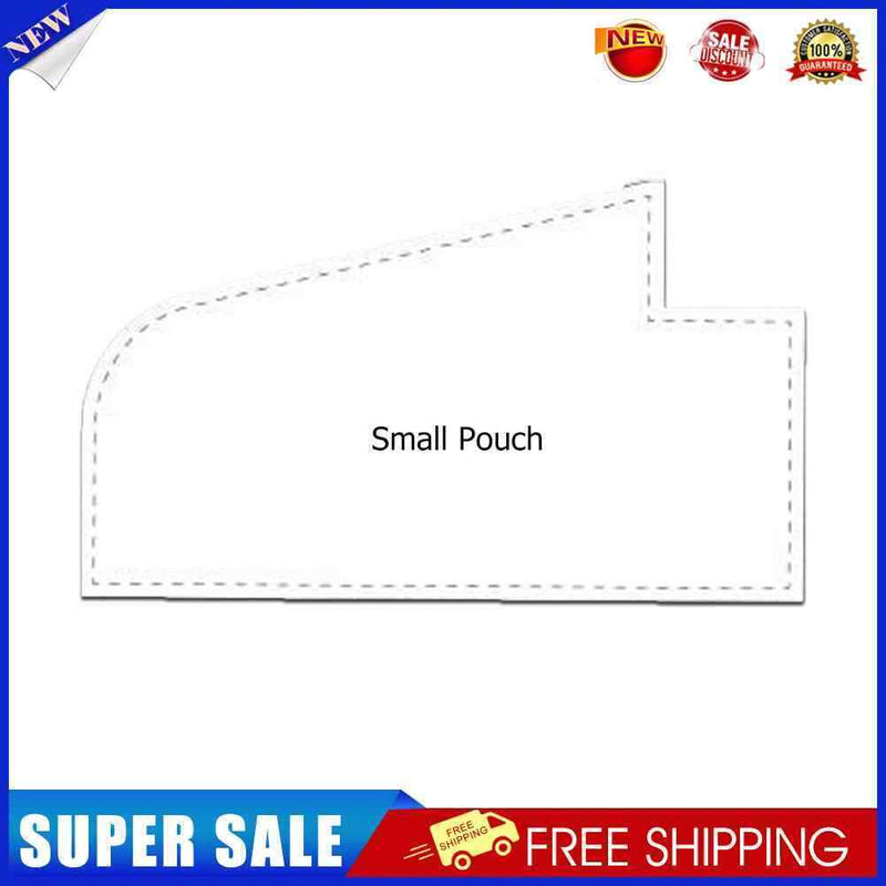 #A Acrylic Sewing Ruler Reusable Bag Pattern Template DIY Sewing Making Tools