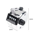 4 Digit Number Manual Mini Tally Counter Mechanical Clicker (Plastic Knob)