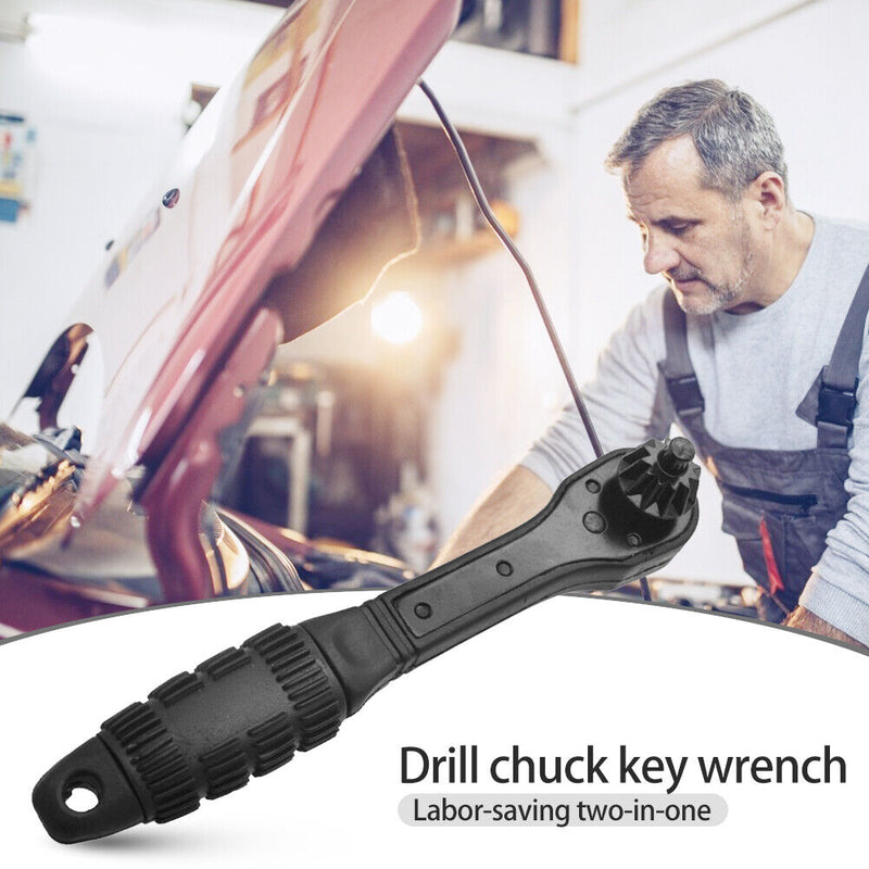 2 in 1 Drill Chuck Ratchet Two-Headed Tensioner Key Drill Chuck Ratchet Cell Phone Tool