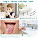 Breath Dental Cleaning Stainless Steel Oral Hygiene Tongue Scraper Cleaner