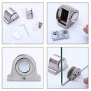 Magnetic Glass Door Stopper Steel Door Holder Furniture Hardware F9O2