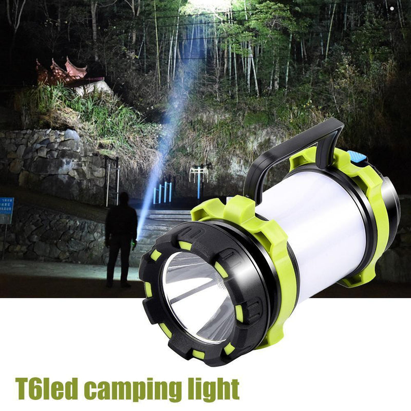 LED Camping Light 3600mAh Power Bank Flashlight IP44 Searchlight Emergency Torch