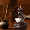 Buddha Lotus Backflow Incense Holder Smoke Waterfall Lotus Incense Holder Newly